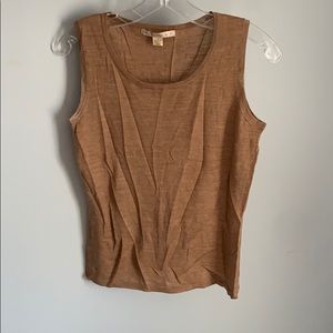 Belford Ladies Brown Sleeveless Top